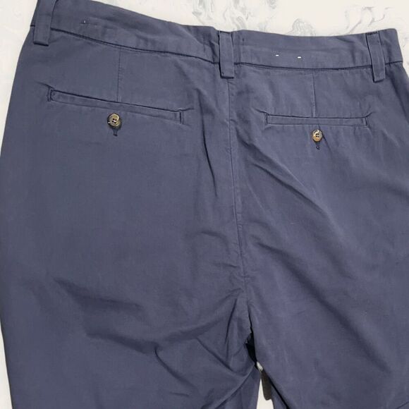 NWT Amendi Mens Karl Pleated Front Shorts -  Size 32W - Blue - Picture 4 of 6